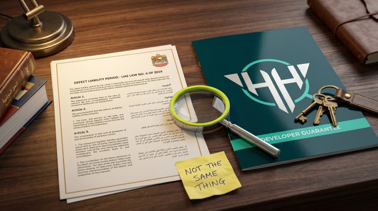 DLP warranty vs developer guarantee UAE comparison for 2026 property buyers