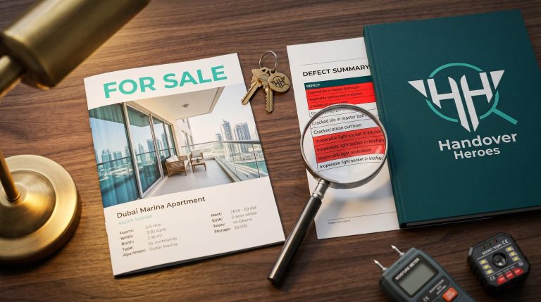 Secondary market inspection UAE guide for resale buyers, protecting against AED 15,000 to 45,000 in hidden defects