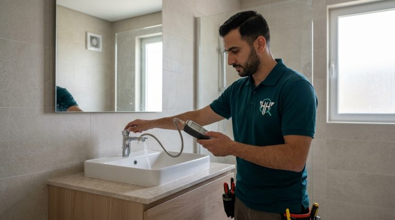 Water pressure snagging: what the reading tells you, measured at every outlet before a UAE handover