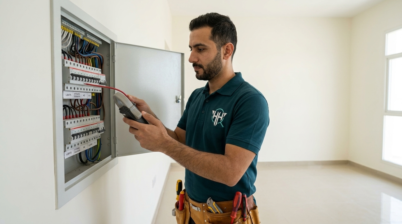 Electrical testing at a UAE handover: reverse polarity and earth faults that are invisible yet dangerous at the socket
